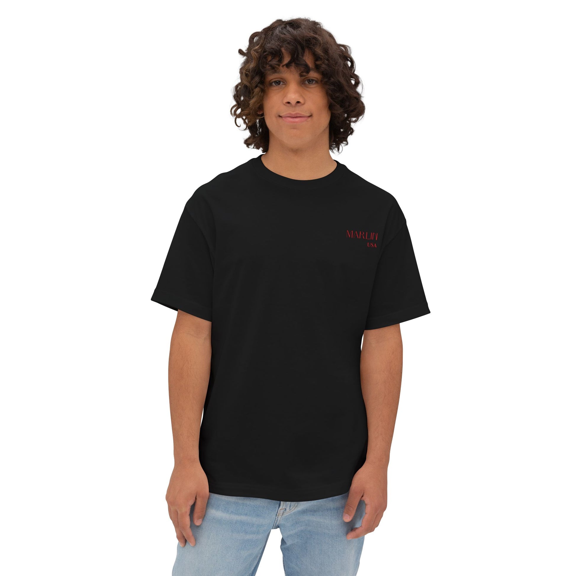 Boxy White T-Shirt - Marlin Luxe 