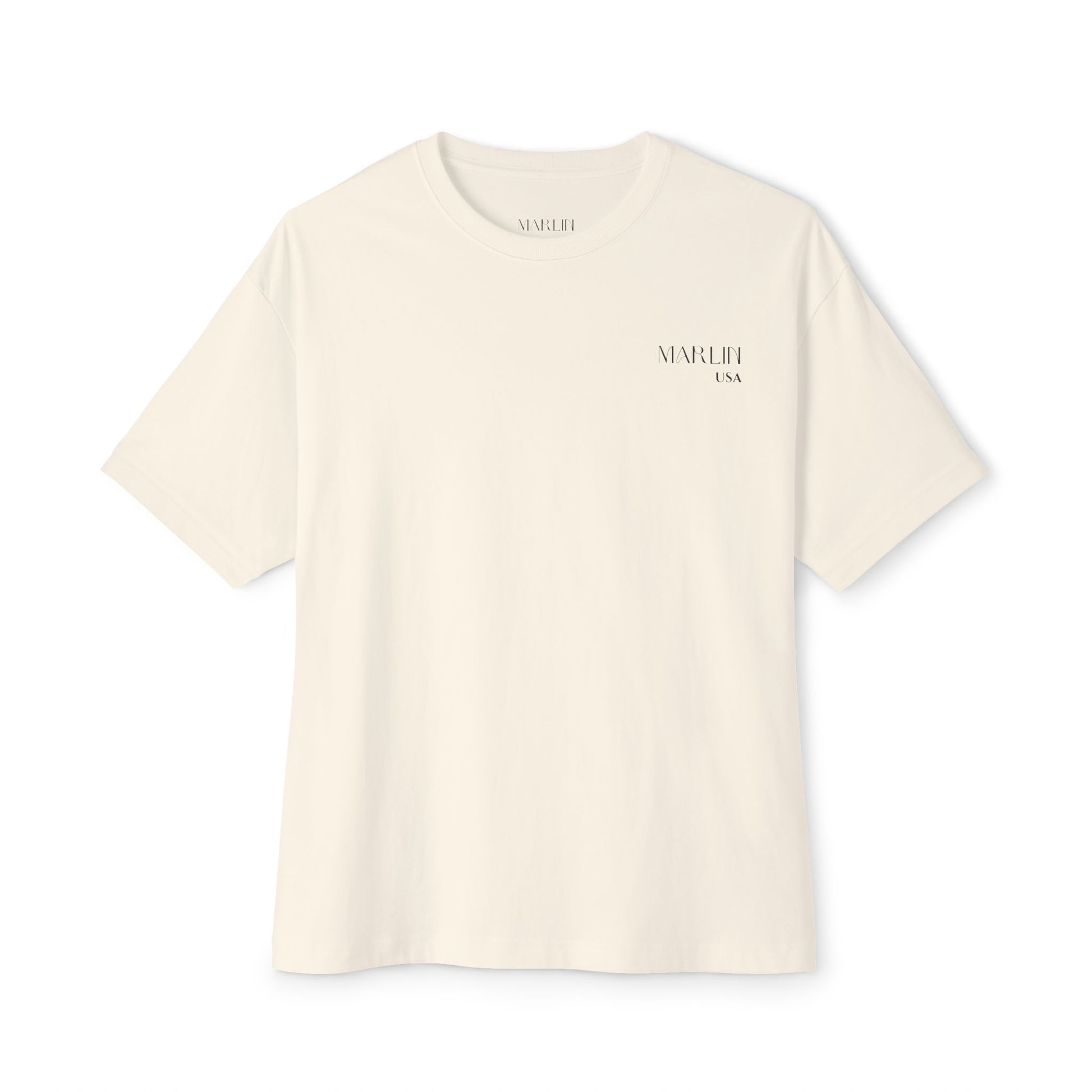 Boxy White T-Shirt - Marlin Luxe 