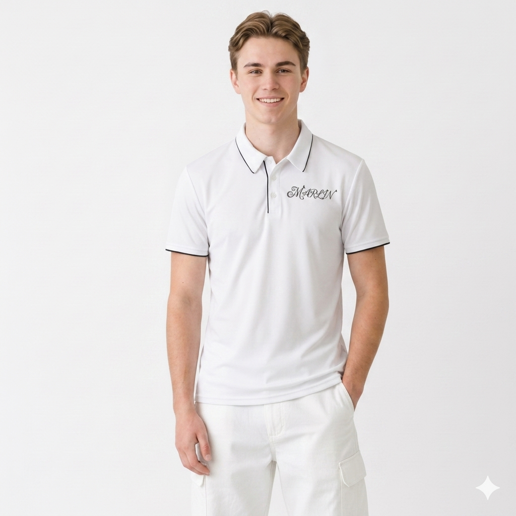 Breathable Polo Shirt - Marlin Luxe