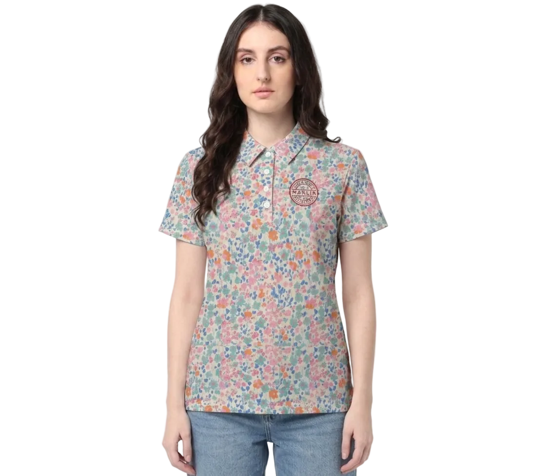 Floral Polo Shirt - Marlin Luxe 