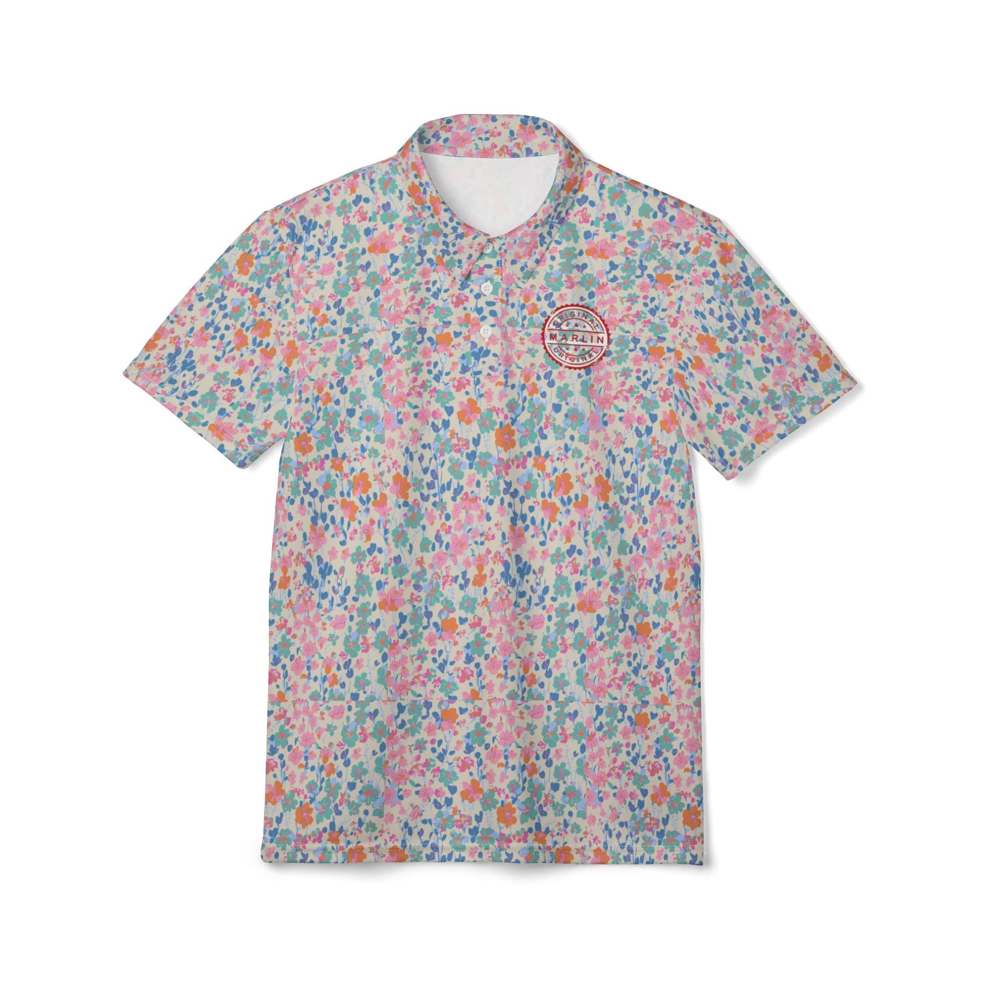 Floral Polo Shirt - Marlin Luxe 