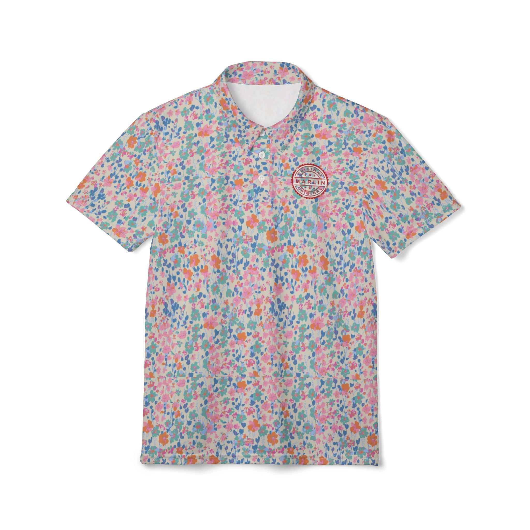 Floral Polo Shirt - Marlin Luxe 