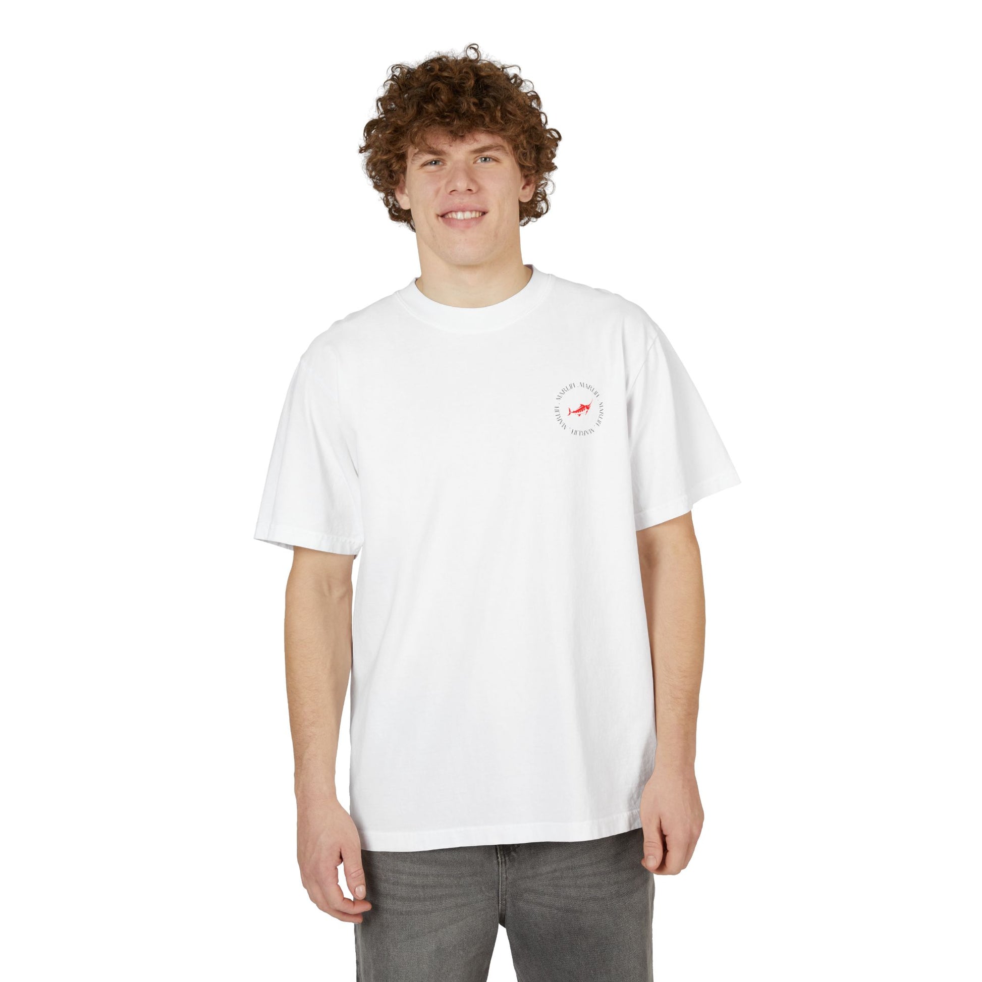 Garment dyed cotton T-Shirt - Marlin Luxe 