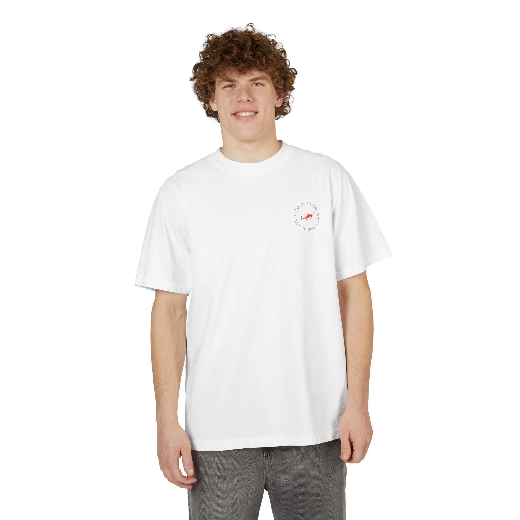 Garment dyed cotton T-Shirt - Marlin Luxe 