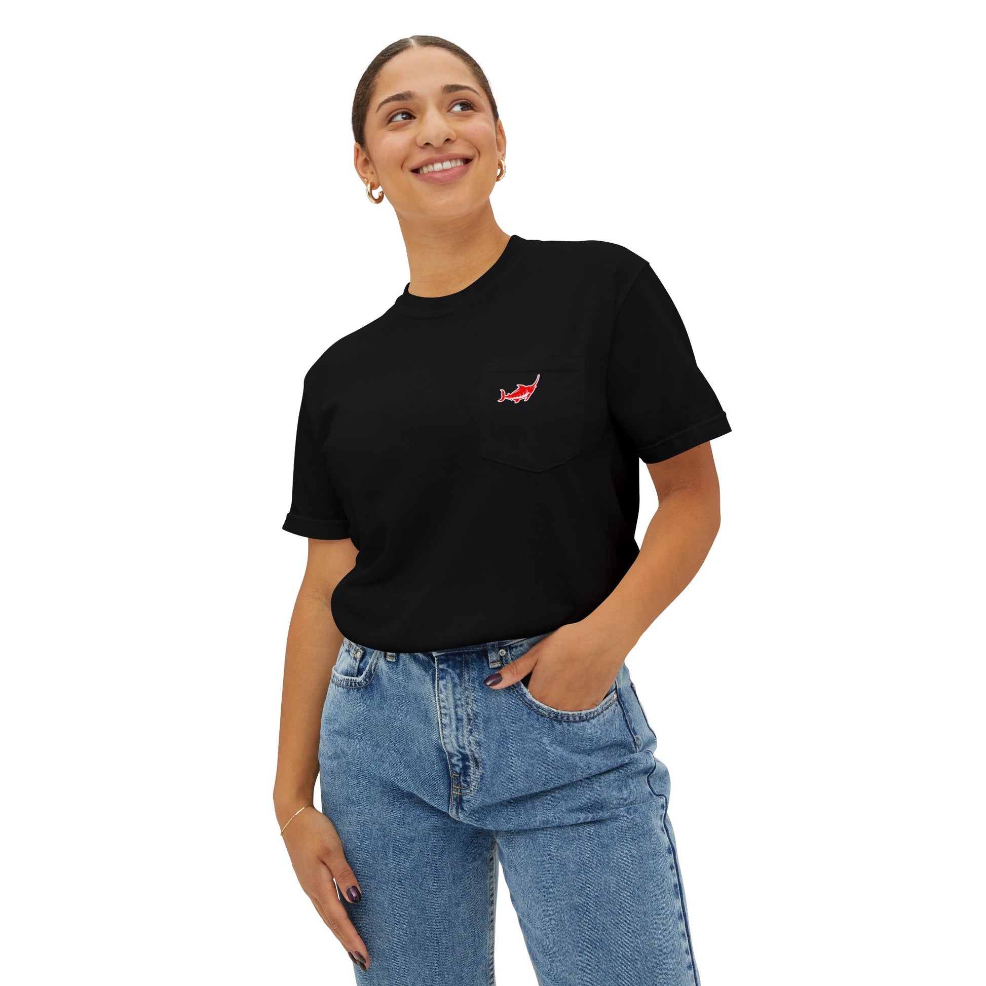 Heavy cotton pocket T-Shirt - Marlin Luxe 