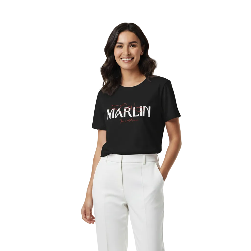 Lightweight ring-spun cotton T-Shirt - Marlin Luxe 