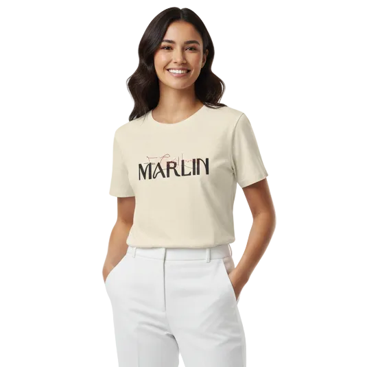 Lightweight ring-spun cotton T-Shirt - Marlin Luxe 