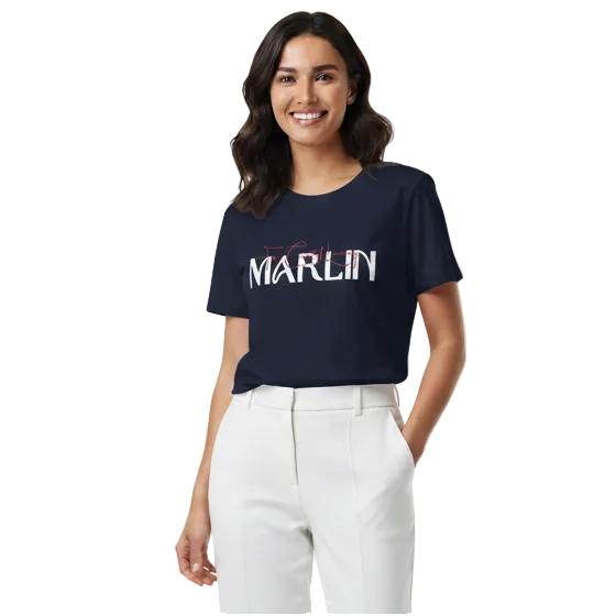 Lightweight ring-spun cotton T-Shirt - Marlin Luxe 