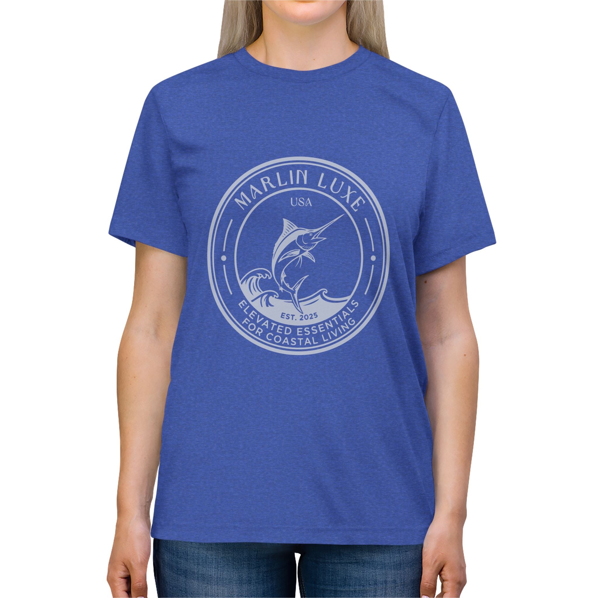 Marlin Luxe Coastal Marlin T-Shirt - Marlin Luxe 