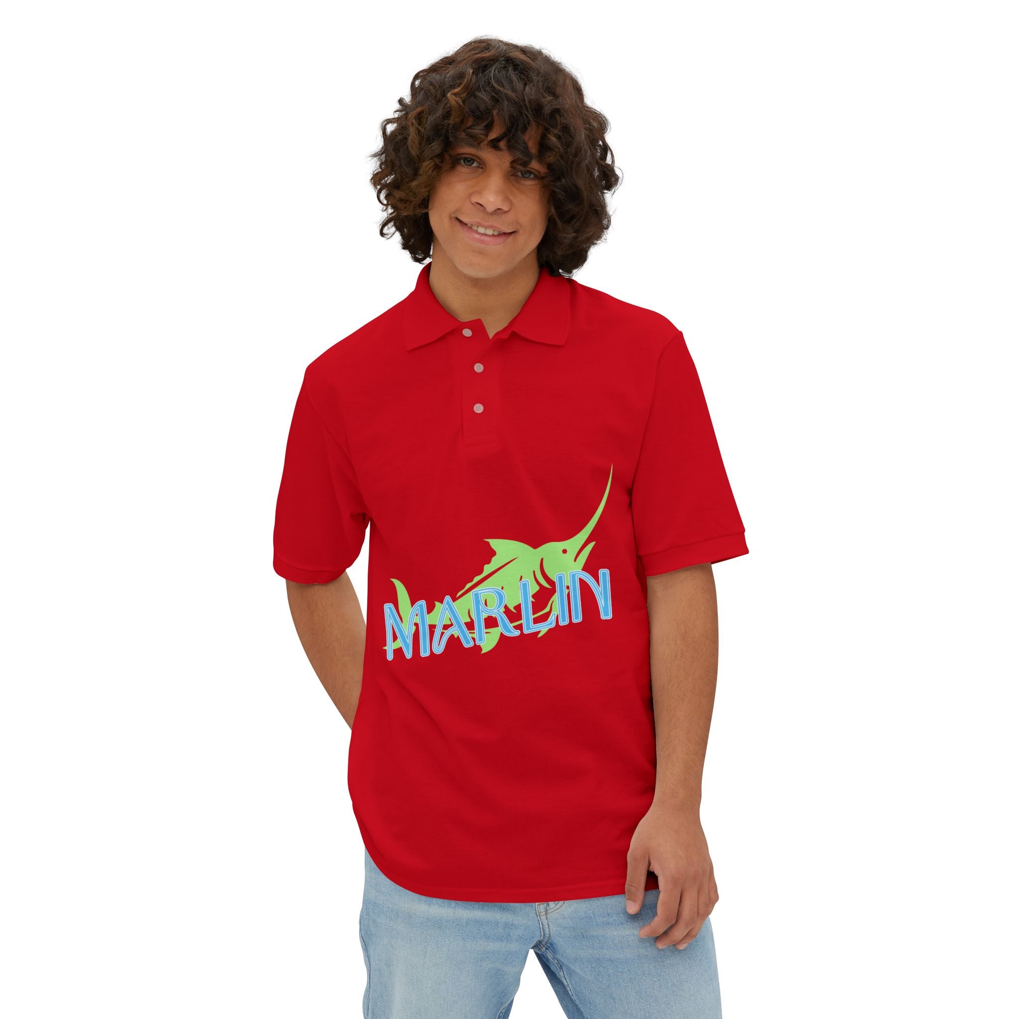 Men’s Performance Golf Polo - Marlin Luxe 