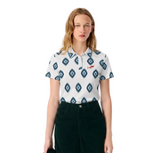 Nautical Short-Sleeve Polo Shirt - Marlin Luxe 