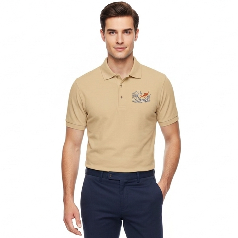 Pique polo Shirt - Marlin Luxe 