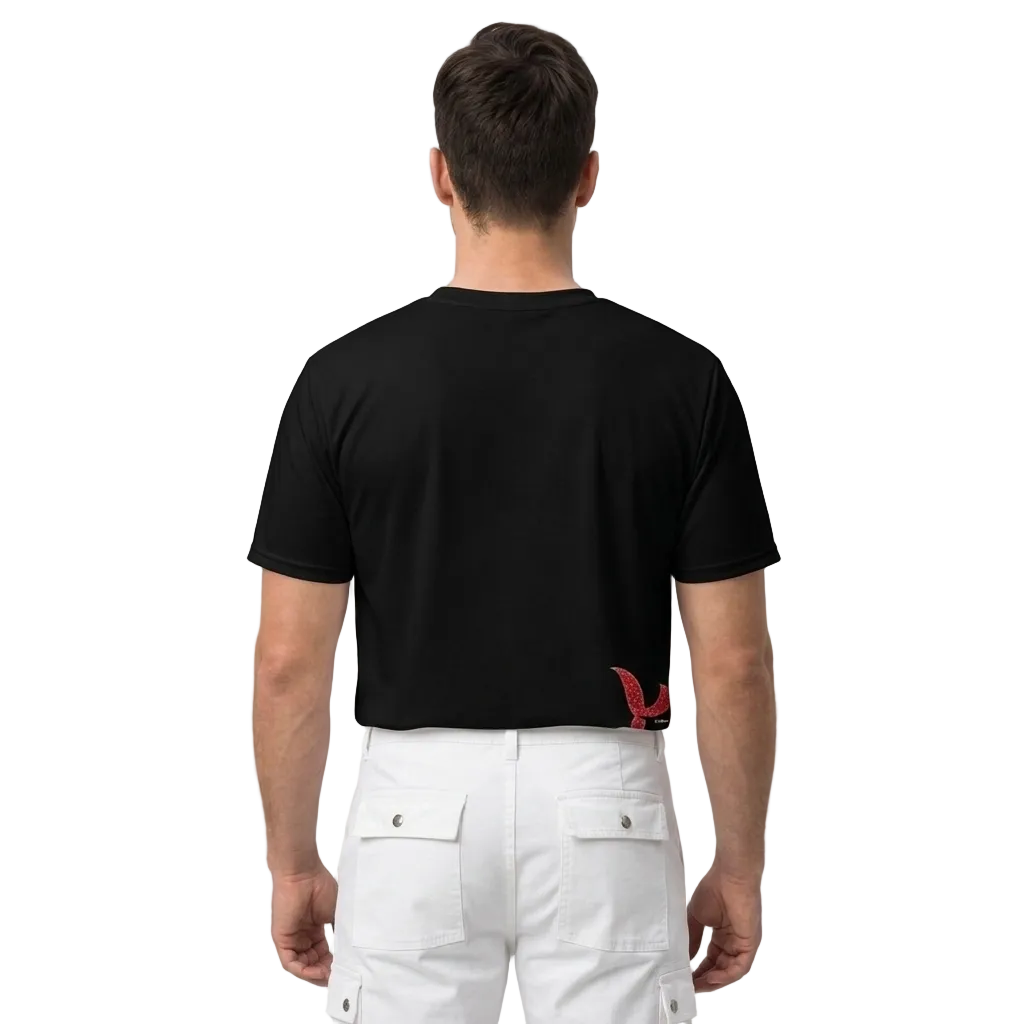 Red Nautical Narwhal T-Shirt - Marlin Luxe 