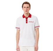 Red Trim Golf Polo Shirt - Marlin Luxe 