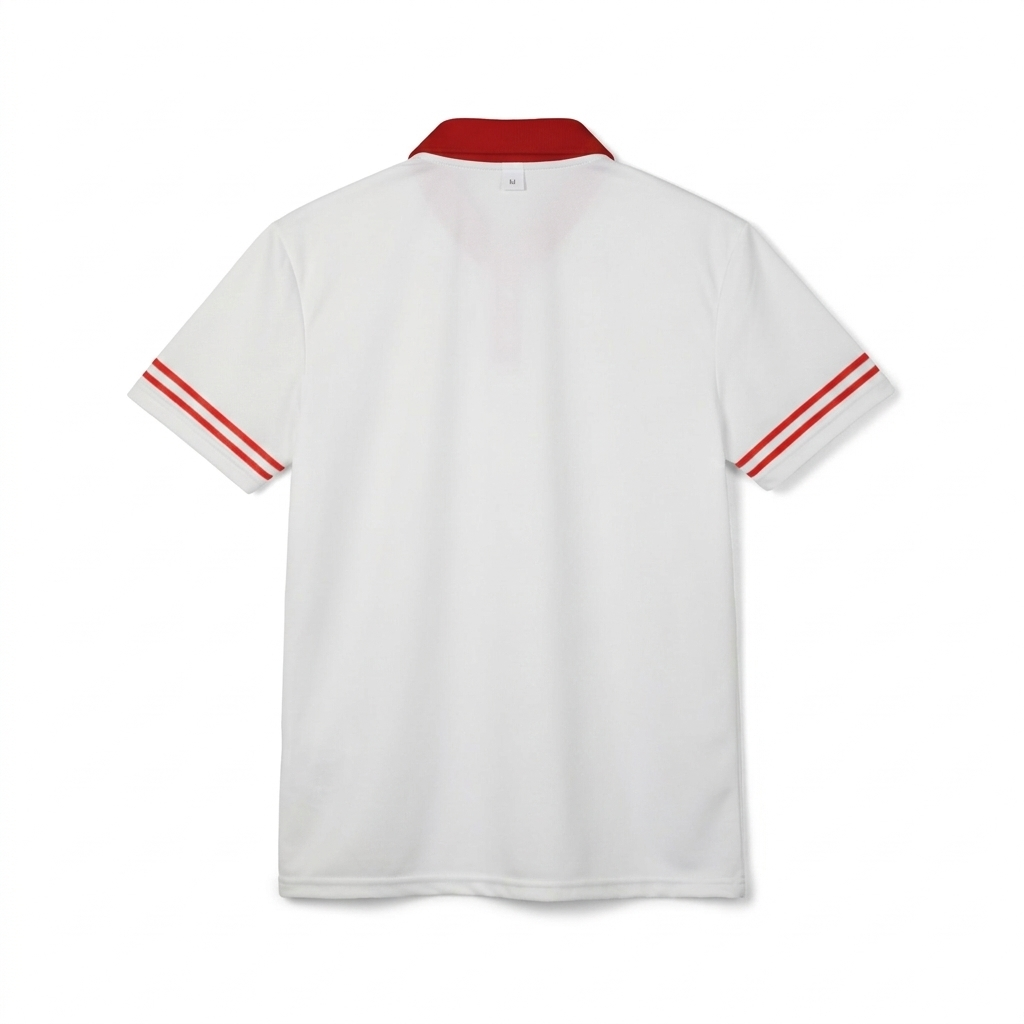 Red Trim Golf Polo Shirt - Marlin Luxe 