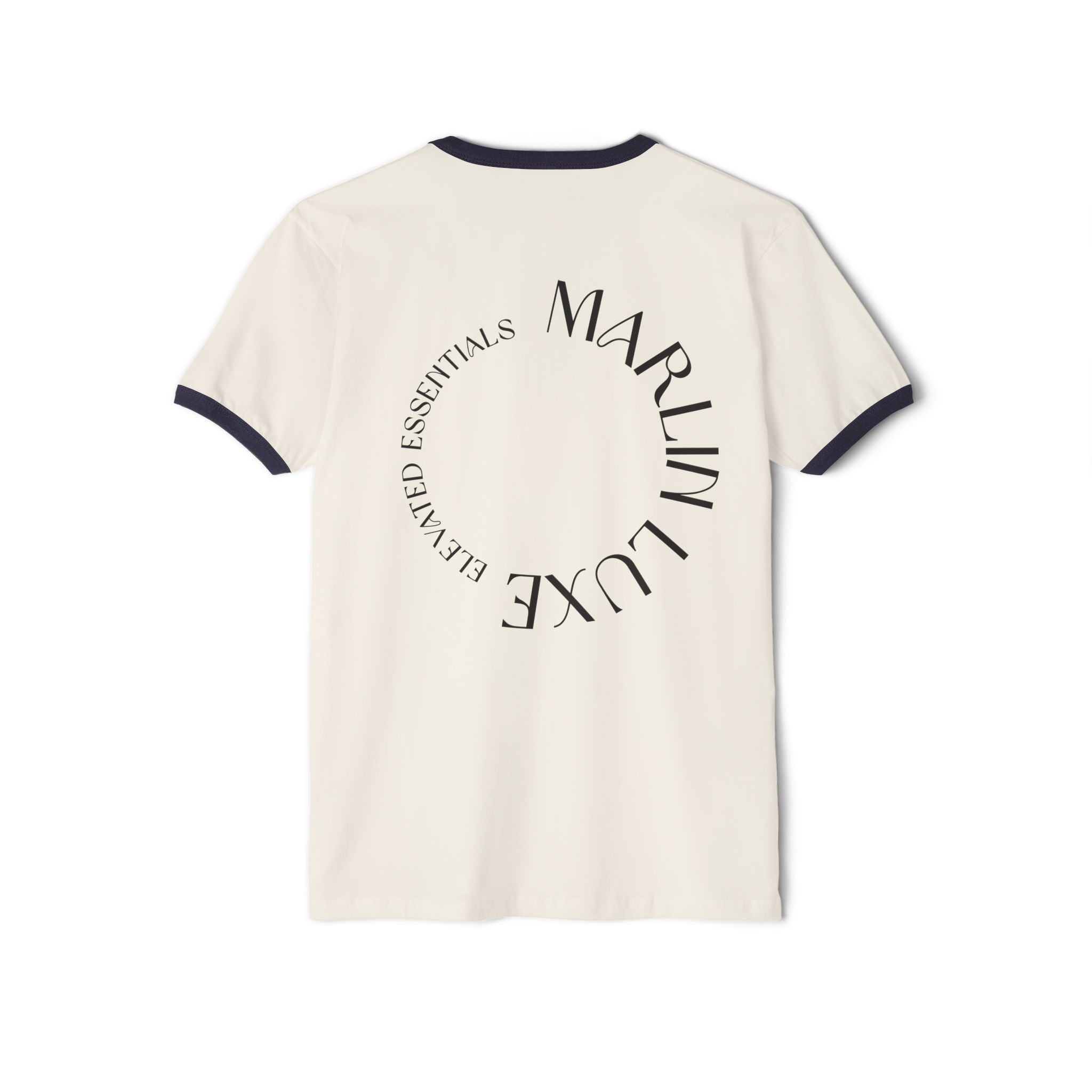 Ring-spun cotton Ringer T-Shirt - Marlin Luxe 