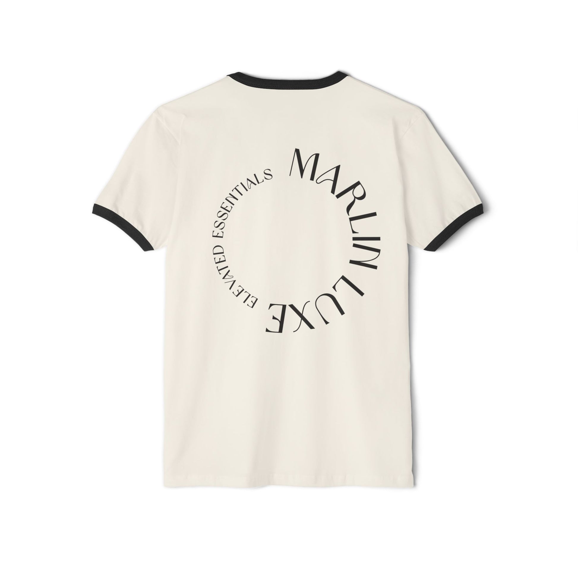 Ring-spun cotton Ringer T-Shirt - Marlin Luxe 
