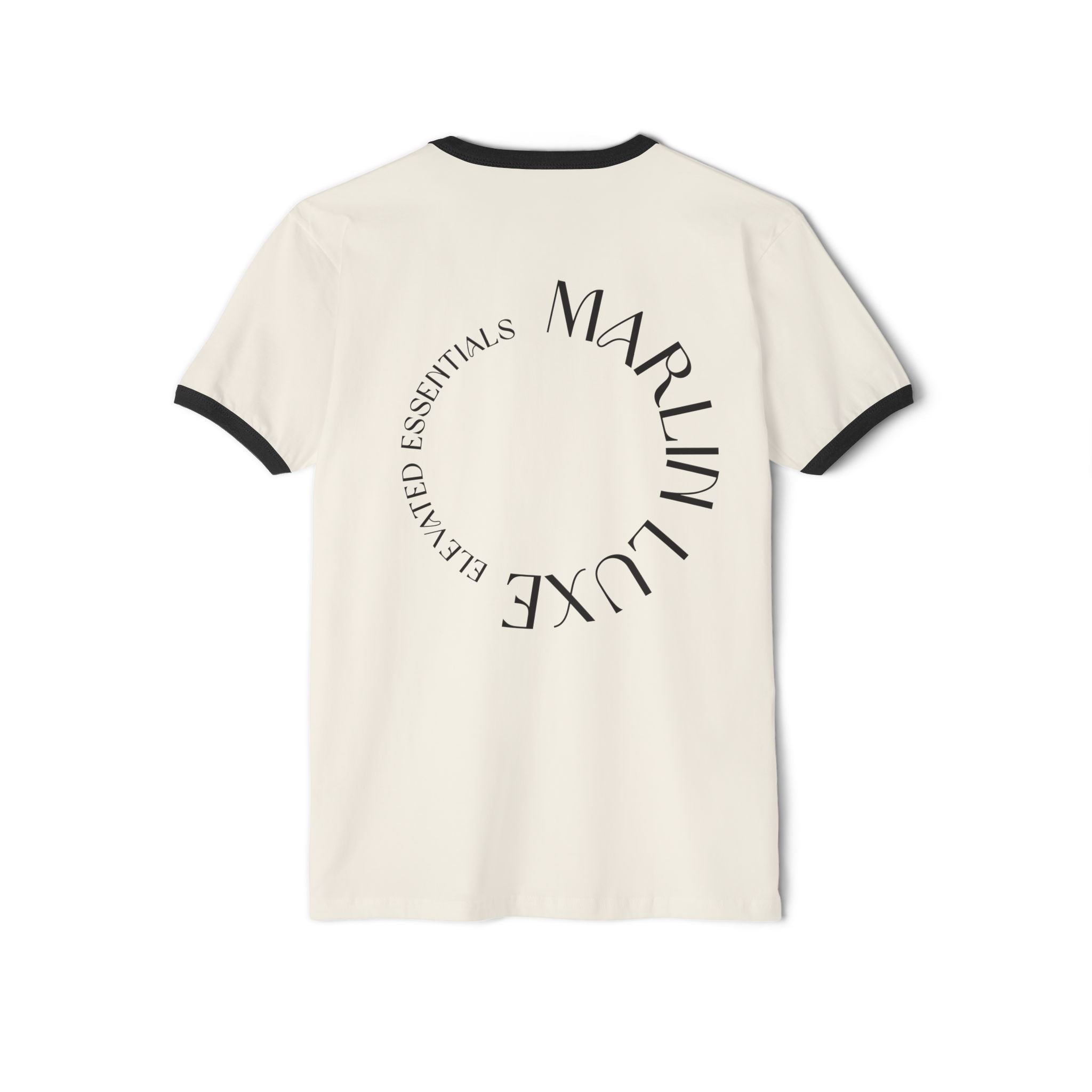 Ring-spun cotton Ringer T-Shirt - Marlin Luxe 
