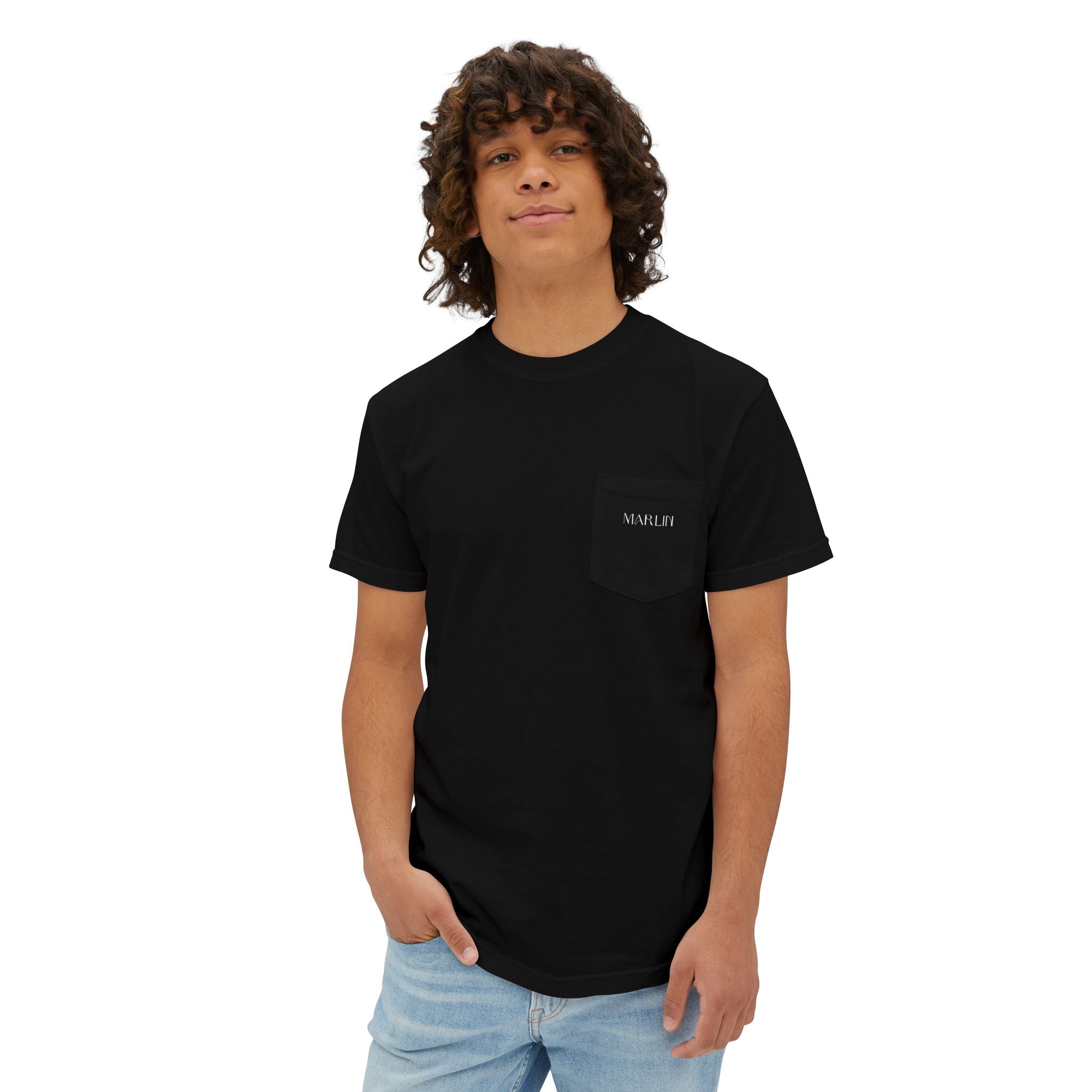 Ring spun cotton pocket T-Shirt - Marlin Luxe 