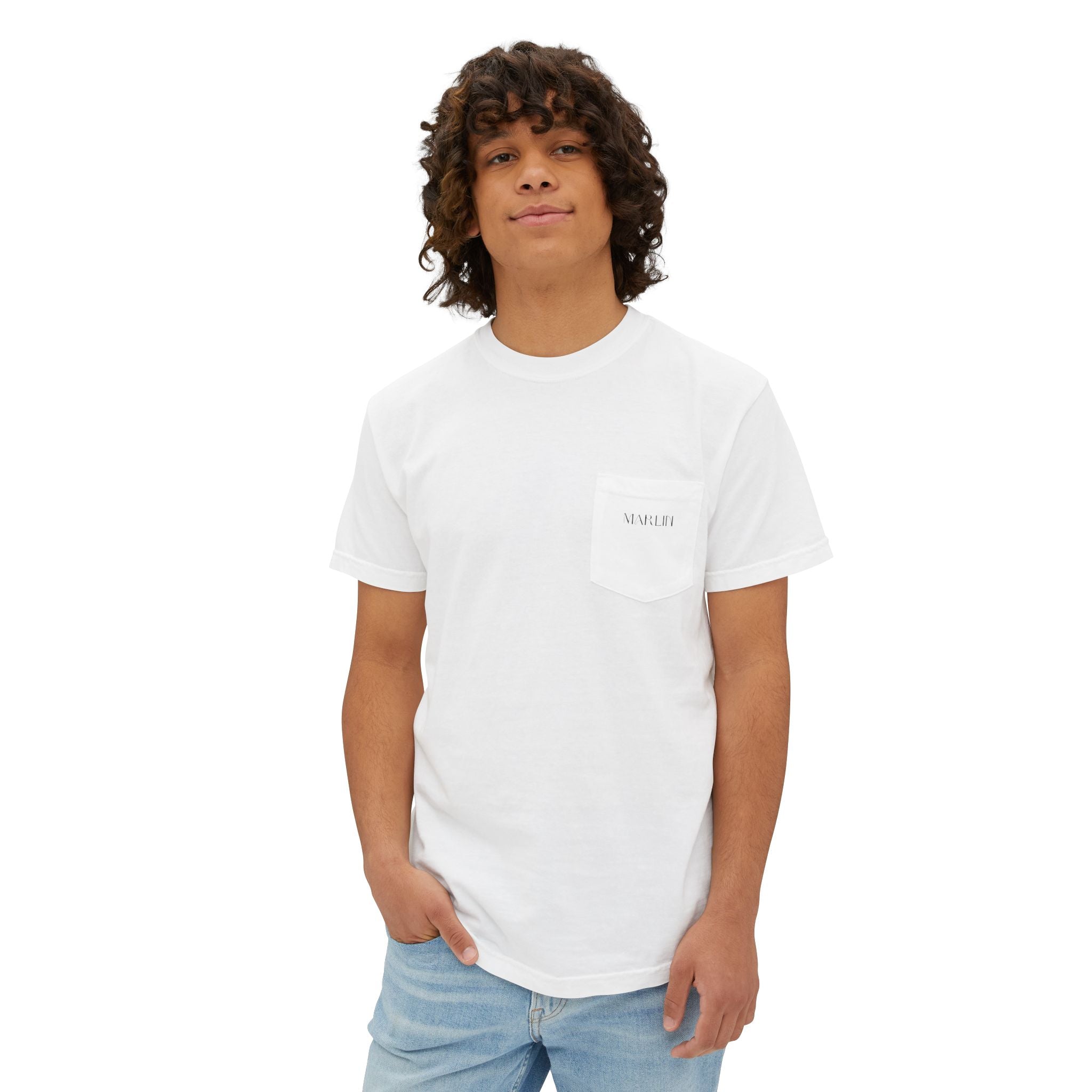 Ring spun cotton pocket T-Shirt - Marlin Luxe 