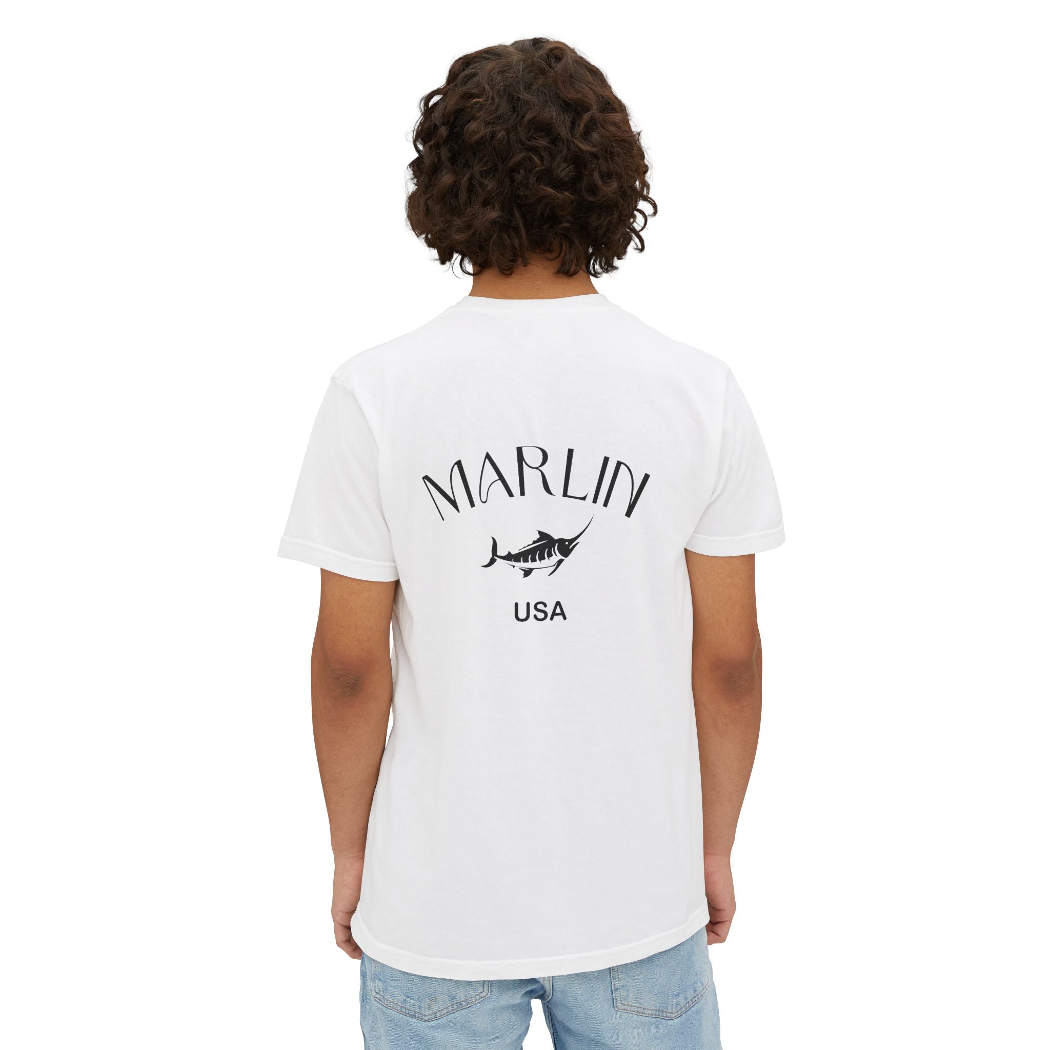 Ring spun cotton pocket T-Shirt - Marlin Luxe 
