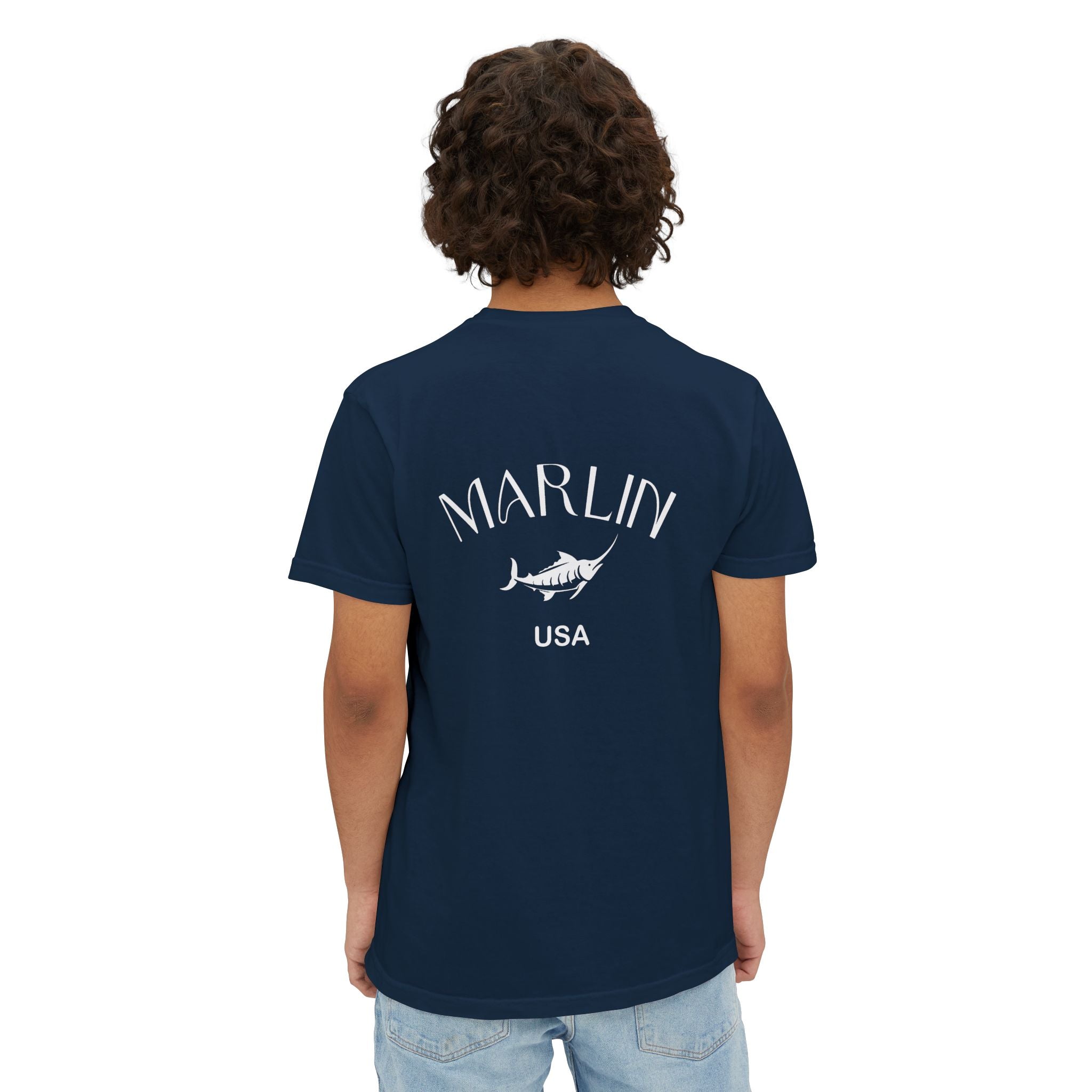 Ring spun cotton pocket T-Shirt - Marlin Luxe 
