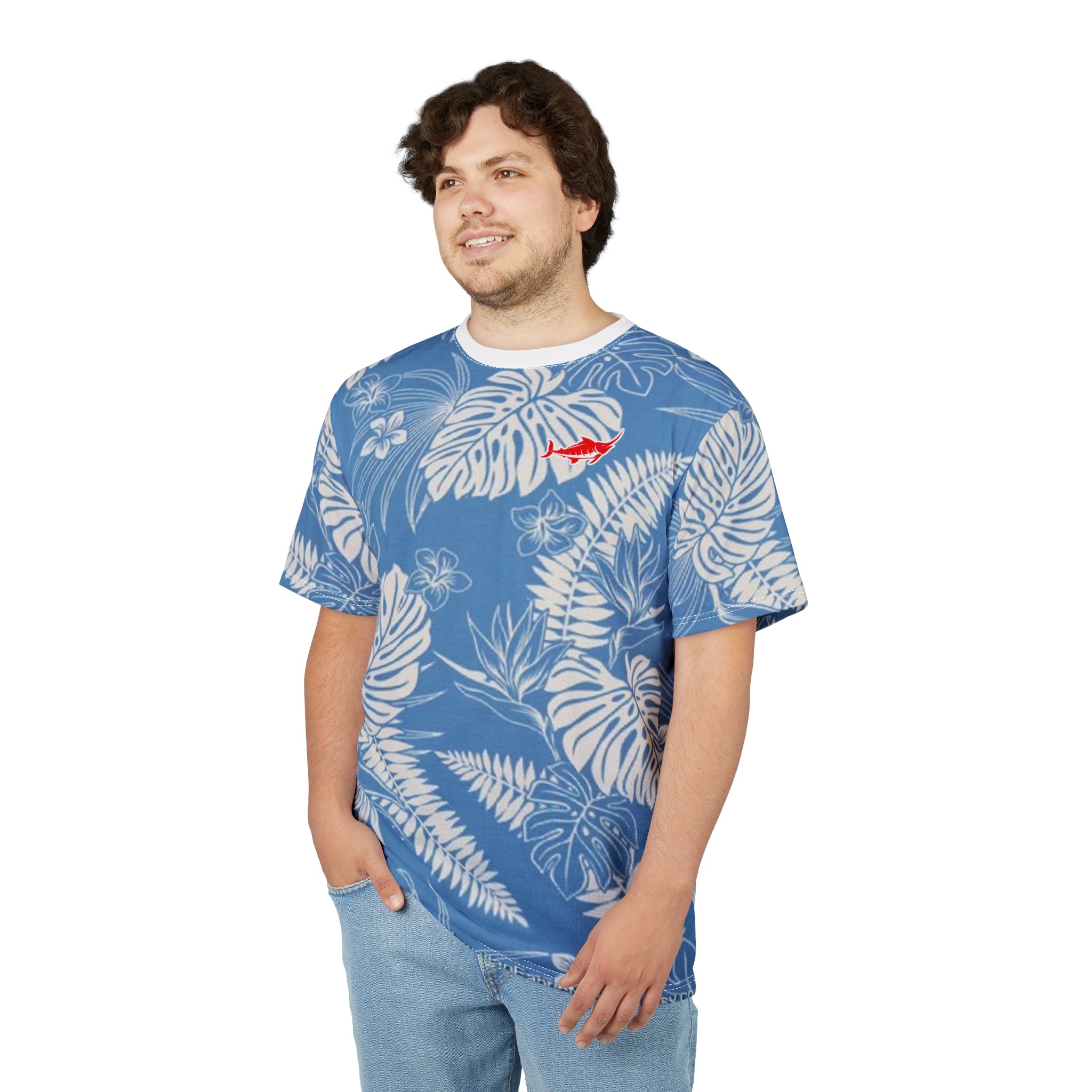 Tropical Botanical T-shirt - Marlin Luxe 