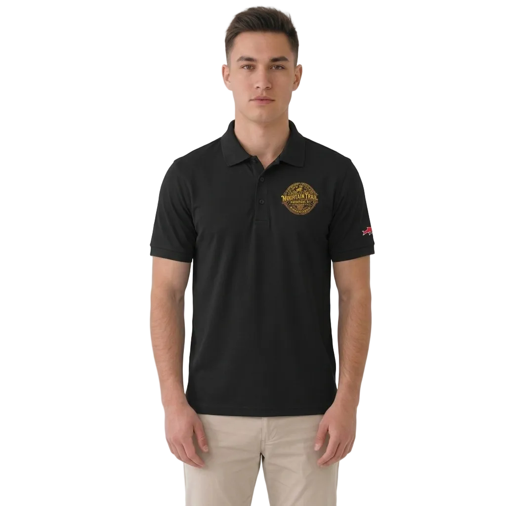 Western Badge Polo Shirt - Marlin Luxe 