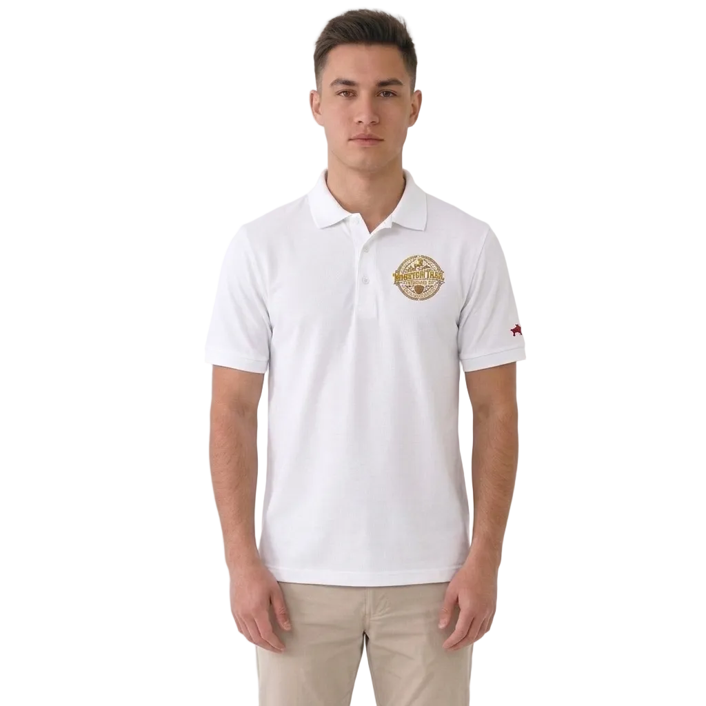 Western Badge Polo Shirt - Marlin Luxe 