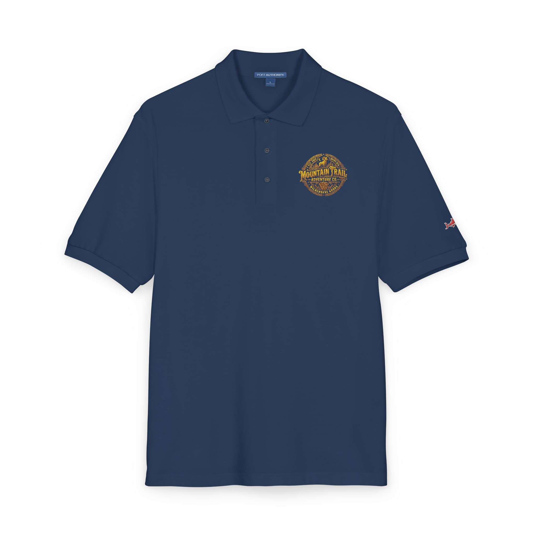 Western Badge Polo Shirt - Marlin Luxe 